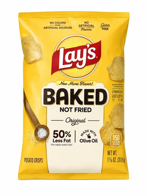 Baked Lay's Chips stocked in Gotham Refreshments vending machines