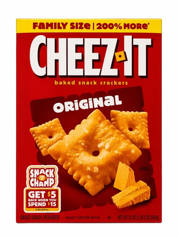 Cheez-It stocked in Gotham Refreshments vending machines