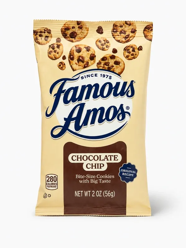 Famous Amos stocked in Gotham Refreshments vending machines