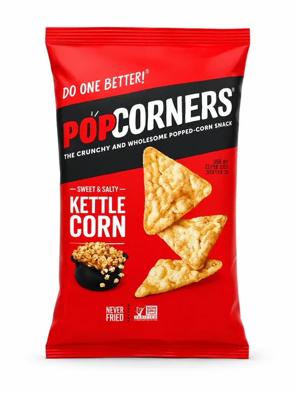 Popcorners Kettle Corn stocked in Gotham Refreshments vending machines