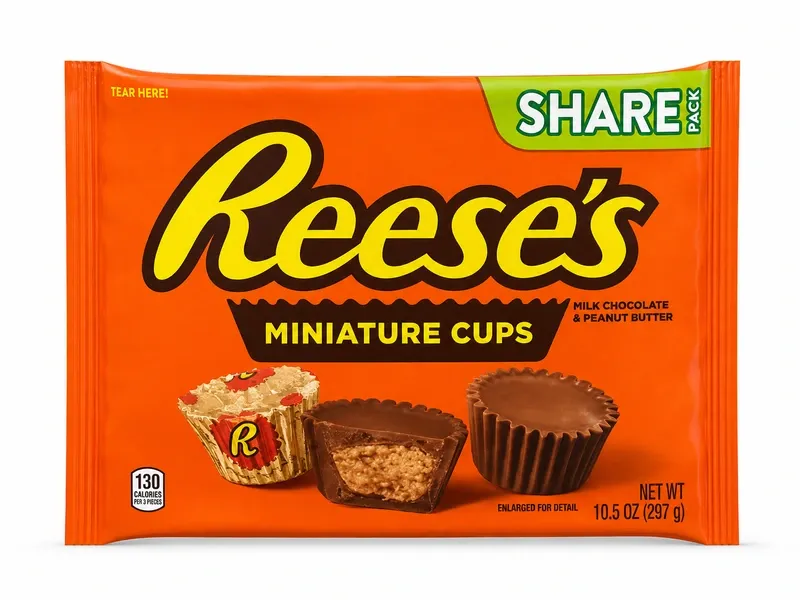 Reese's stocked in Gotham Refreshments vending machines