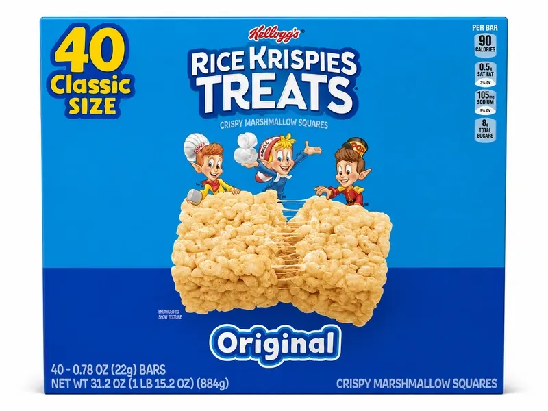 Rice Krispies Treats stocked in Gotham Refreshments vending machines