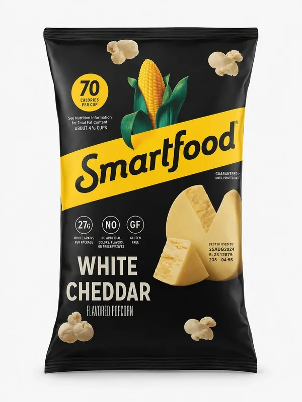 Smartfood White Cheddar stocked in Gotham Refreshments vending machines