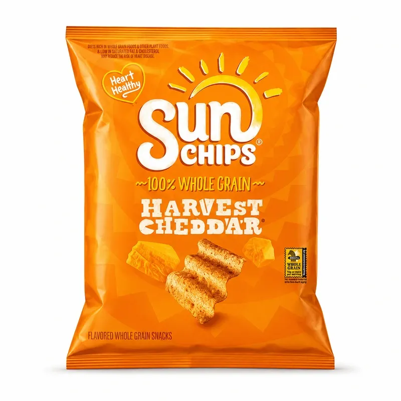 SunChips Harvest Cheddar stocked in Gotham Refreshments vending machines